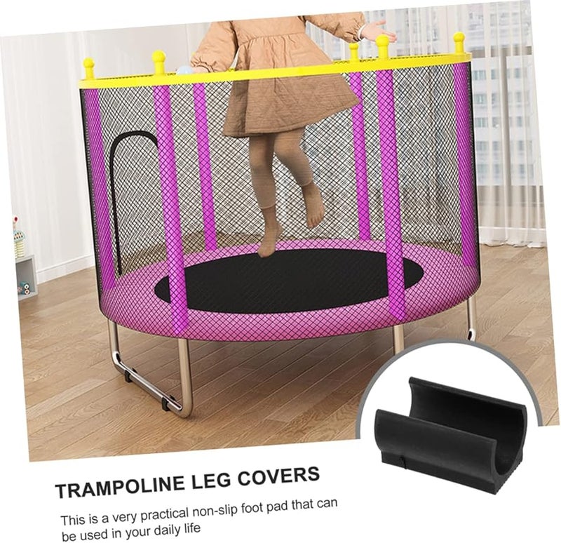 25 Pcs Black U Shaped Chair Feet Covers Non Slip Plastic Tube Sleeves Furniture Leg Protectors - Image 5